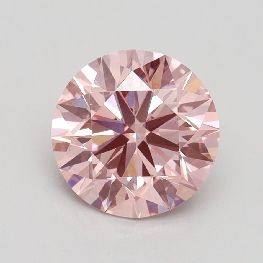 Lab-Grown ROUND Diamond - 1.66 Carat, Fancy Intense Pink Color, VS1 Clarity | Sustainable Luxury, Dazzling Brilliance | IGI | Certified LG532244642