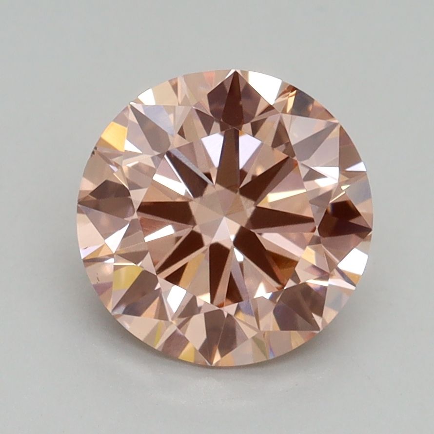 Lab-Grown ROUND Diamond - 2.01 Carat, Fancy Intense Pink Color, VS2 Clarity | Sustainable Luxury, Dazzling Brilliance | IGI | Certified LG539240480