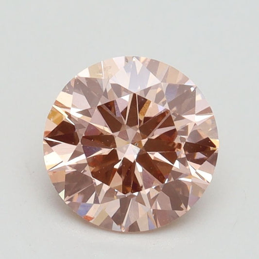 Lab-Grown ROUND Diamond - 1.33 Carat, Fancy Intense Pink Color, VS2 Clarity | Sustainable Luxury, Dazzling Brilliance | IGI | Certified LG539236563