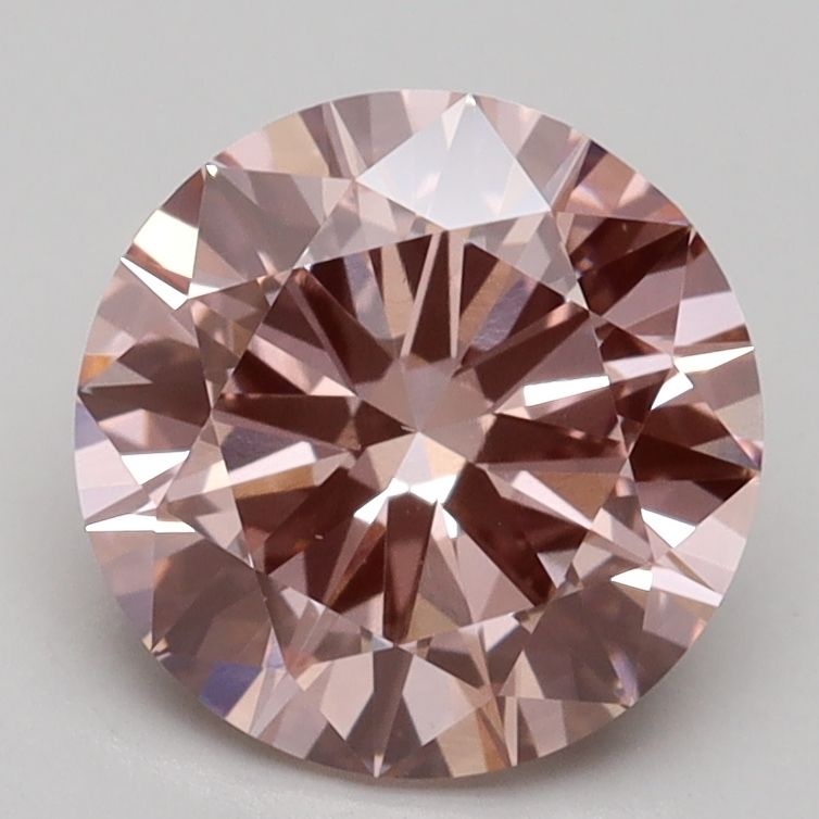 Lab-Grown ROUND Diamond - 2.2 Carat, Fancy Intense Pink Color, VS1 Clarity | Sustainable Luxury, Dazzling Brilliance | IGI | Certified LG533290089