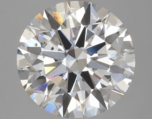 Lab-Grown ROUND Diamond - 3.62 Carats, G Color, SI1 Clarity - Sustainable Luxury and Dazzling Brilliance-IGI·Certified