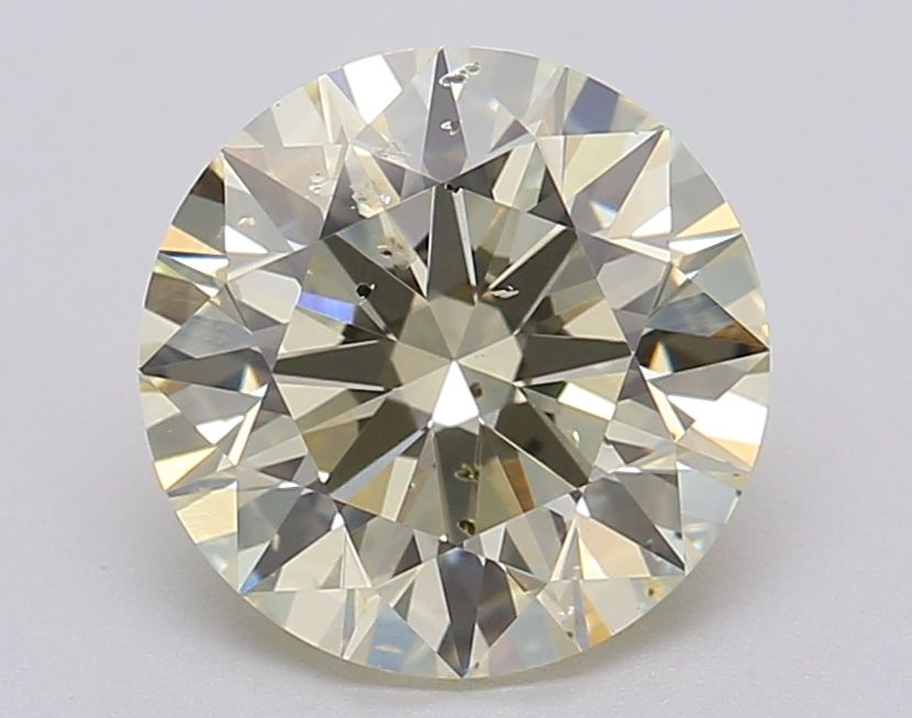 Lab-Grown ROUND Diamond - 2 Carat, Fancy Yellow Color, SI1 Clarity | Sustainable Luxury, Dazzling Brilliance | IGI | Certified LG613355757