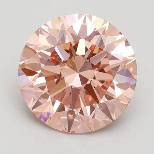 Lab-Grown ROUND Diamond - 2.05 Carat, Fancy Intense Pink Color, VS1 Clarity | Sustainable Luxury, Dazzling Brilliance | IGI | Certified LG532242766