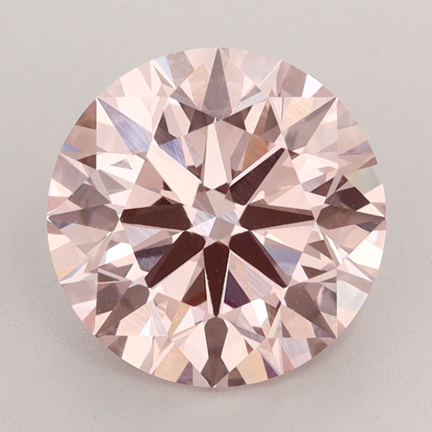 Lab-Grown ROUND Diamond - 3.01 Carat, Fancy Intense Pink Color, VS1 Clarity | Sustainable Luxury, Dazzling Brilliance | IGI | Certified LG582355584