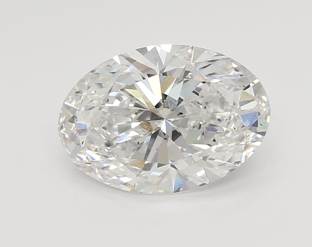 Lab-Grown OVAL Diamond - 3.12 Carats, E Color, SI1 Clarity - Sustainable Luxury and Dazzling Brilliance-IGI·Certified