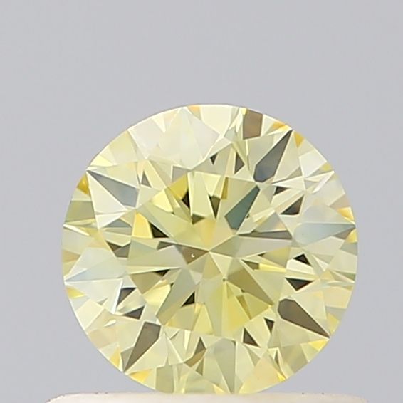 Lab-Grown ROUND Diamond - 0.53 Carat, Fancy Intense Yellow Color, VVS2 Clarity | Sustainable Luxury, Dazzling Brilliance | IGI | Certified LG646470367