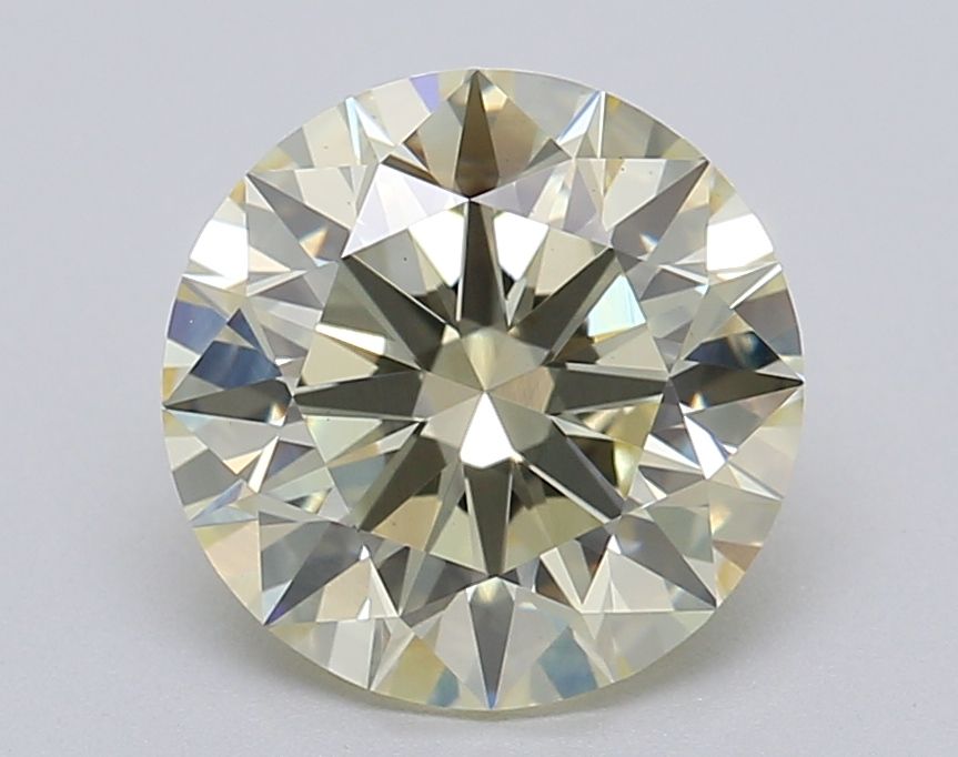 Lab-Grown ROUND Diamond - 2.02 Carat, Fancy Yellow Color, VS1 Clarity | Sustainable Luxury, Dazzling Brilliance | IGI | Certified LG611372085