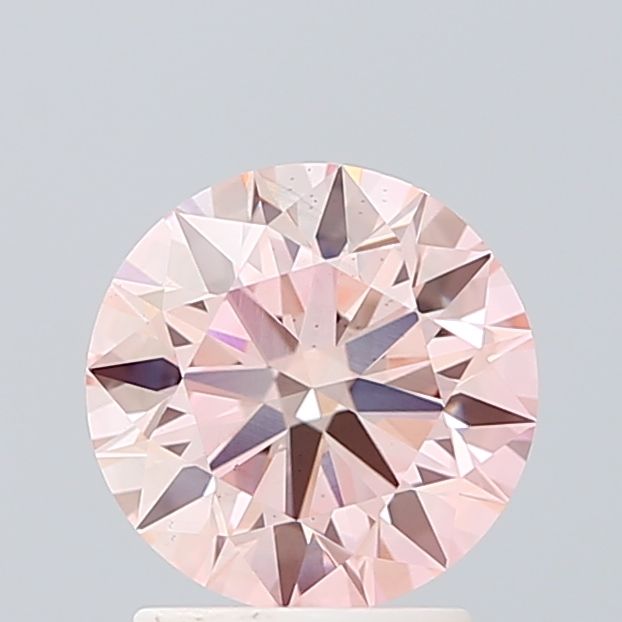 Lab-Grown ROUND Diamond - 2 Carat, Fancy Intense Pink Color, VS2 Clarity | Sustainable Luxury, Dazzling Brilliance | IGI | Certified LG636444788