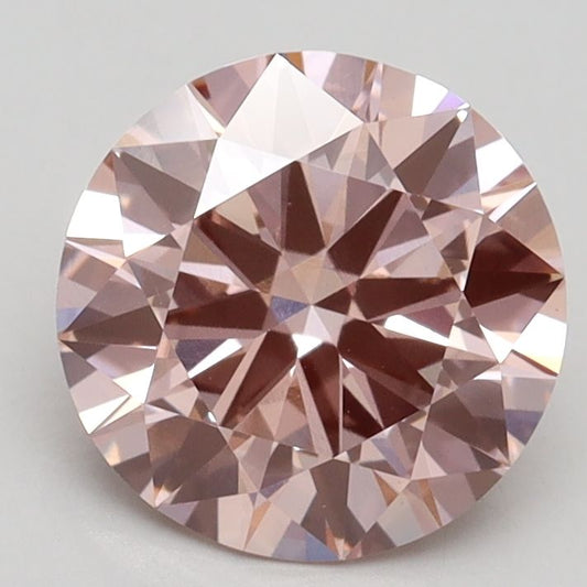 Lab-Grown ROUND Diamond - 2.01 Carat, Fancy Intense Pink Color, VVS2 Clarity | Sustainable Luxury, Dazzling Brilliance | IGI | Certified LG532245343