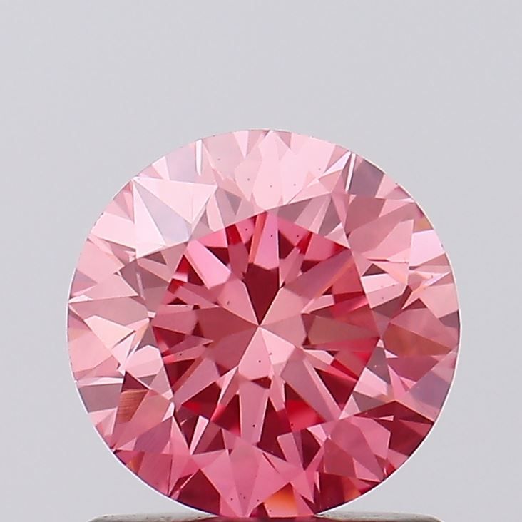 Lab-Grown ROUND Diamond - 1.04 Carat, Fancy Vivid Pink Color, VS1 Clarity | Sustainable Luxury, Dazzling Brilliance | IGI | Certified LG600348541