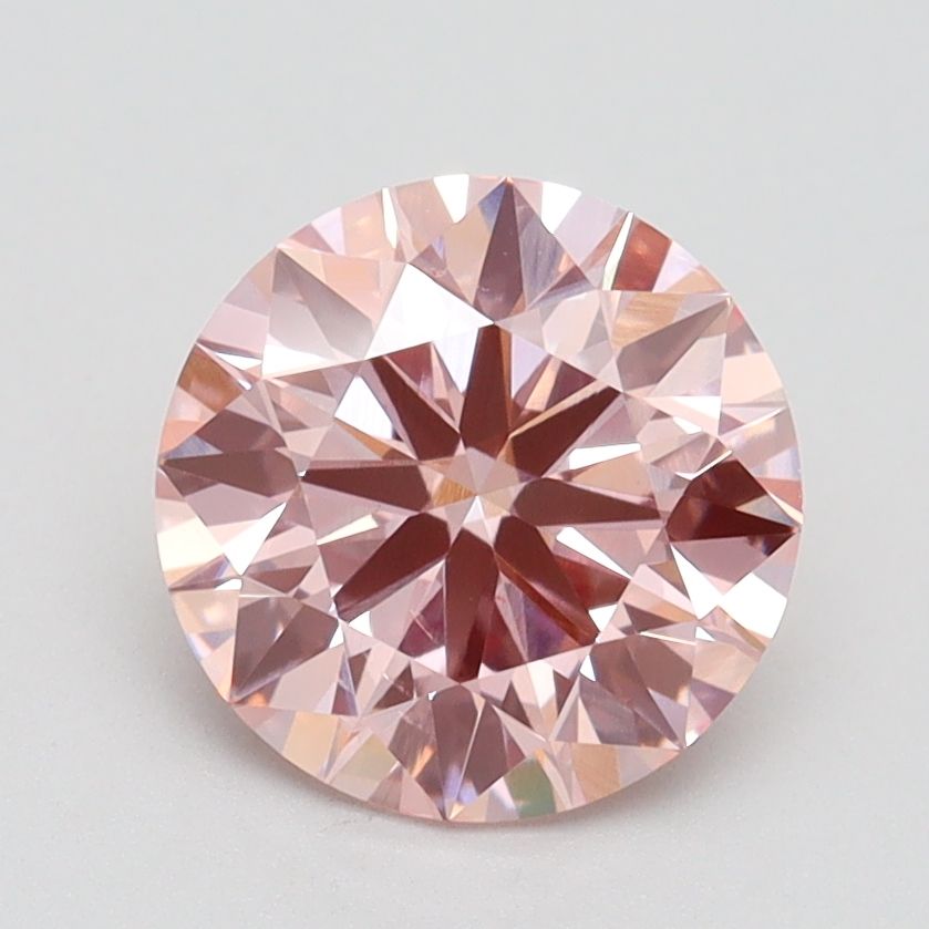 Lab-Grown ROUND Diamond - 1.81 Carat, Fancy Intense Pink Color, SI1 Clarity | Sustainable Luxury, Dazzling Brilliance | IGI | Certified LG534241492