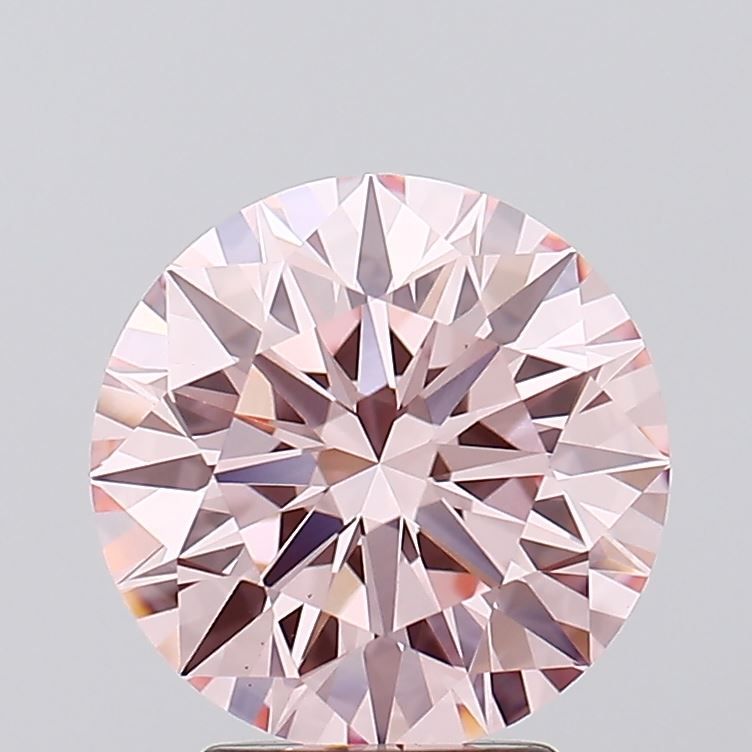 Lab-Grown ROUND Diamond - 3.3 Carat, Fancy Intense Pink Color, VS1 Clarity | Sustainable Luxury, Dazzling Brilliance | IGI | Certified LG621454762