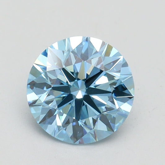 Lab-Grown ROUND Diamond - 1.53 Carat, Fancy Vivid Blue Color, VVS2 Clarity | Sustainable Luxury, Dazzling Brilliance | IGI | Certified LG581311768