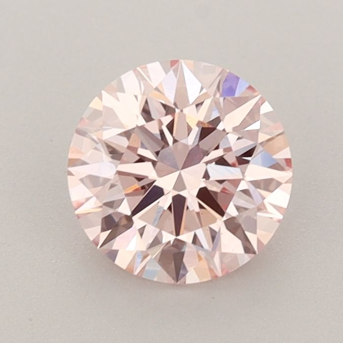 Lab-Grown ROUND Diamond - 1.08 Carat, Fancy Pink Color, VS1 Clarity | Sustainable Luxury, Dazzling Brilliance | IGI | Certified LG607355636