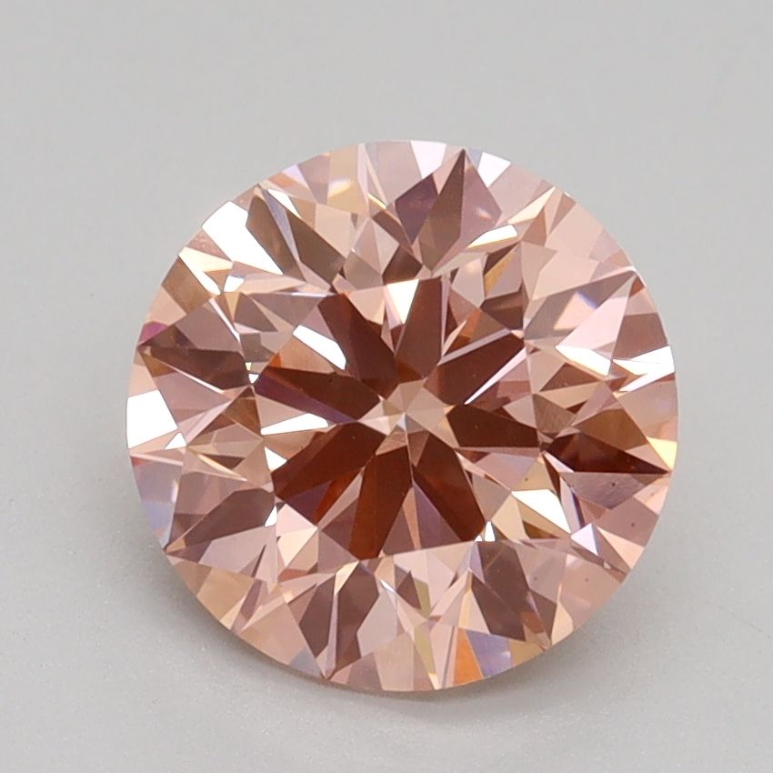 Lab-Grown ROUND Diamond - 2 Carat, Fancy Intense Pink Color, VS1 Clarity | Sustainable Luxury, Dazzling Brilliance | IGI | Certified LG536200838