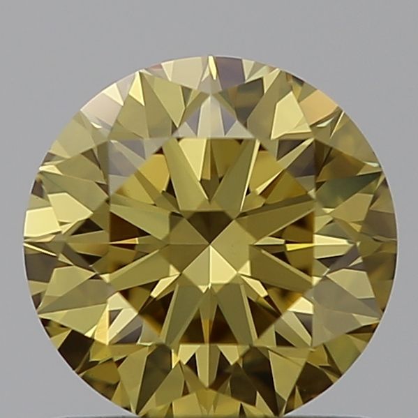 Lab-Grown ROUND Diamond - 0.91 Carat, Fancy Vivid Yellow Color, VVS2 Clarity | Sustainable Luxury, Dazzling Brilliance | IGI | Certified LG625498100