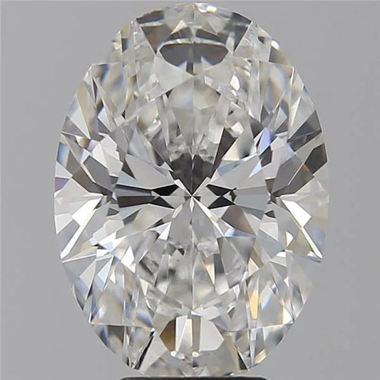 Lab-Grown Oval Diamond - 6.07 Carats, F Color, VVS2 Clarity - Sustainable Luxury and Dazzling Brilliance-IGI·Certified