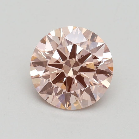 Lab-Grown ROUND Diamond - 1.31 Carat, Fancy Intense Pink Color, VS2 Clarity | Sustainable Luxury, Dazzling Brilliance | IGI | Certified LG539240841