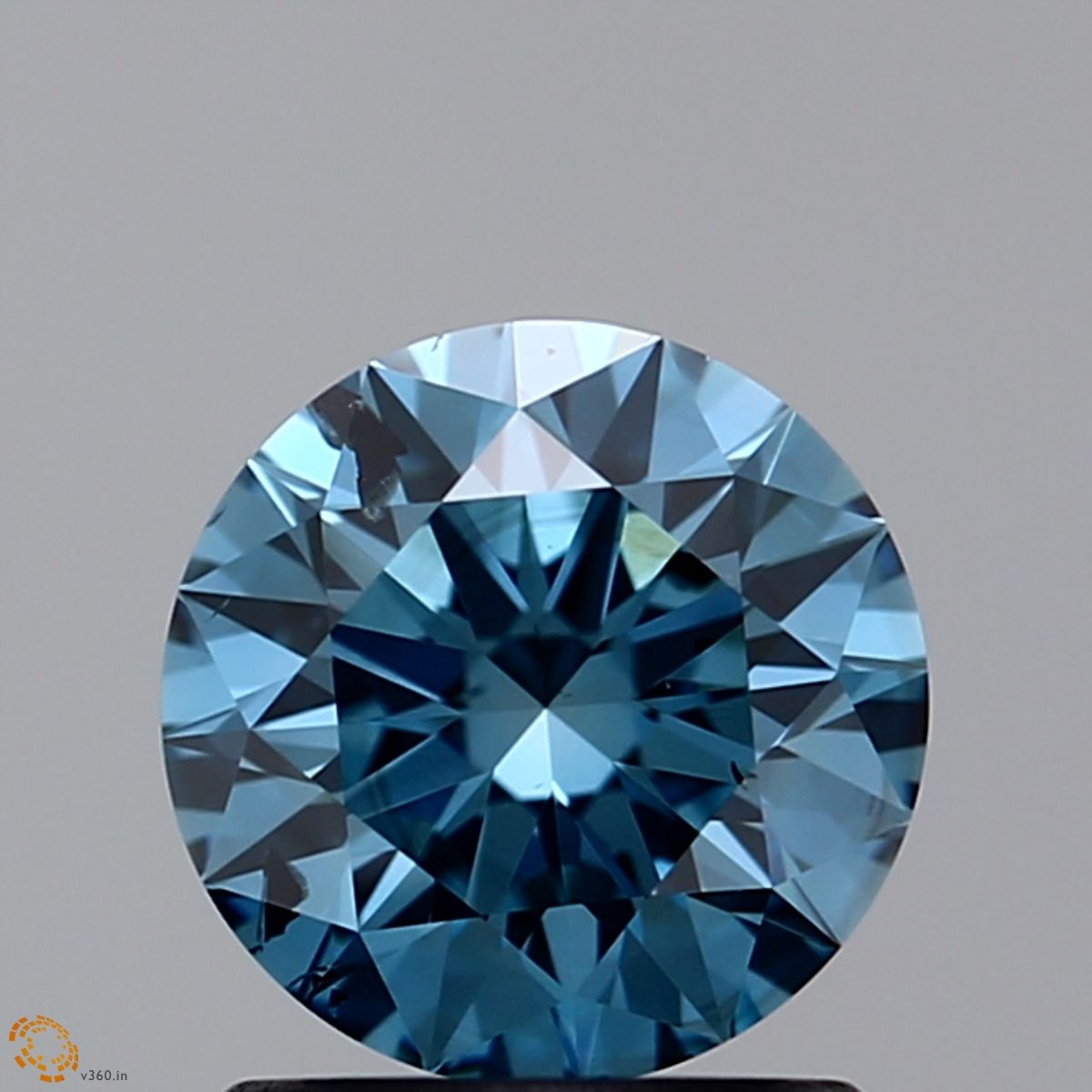 Lab-Grown ROUND Diamond - 1.1 Carat, Fancy Intense Blue Color, I1 Clarity | Sustainable Luxury, Dazzling Brilliance | IGI | Certified LG10988905