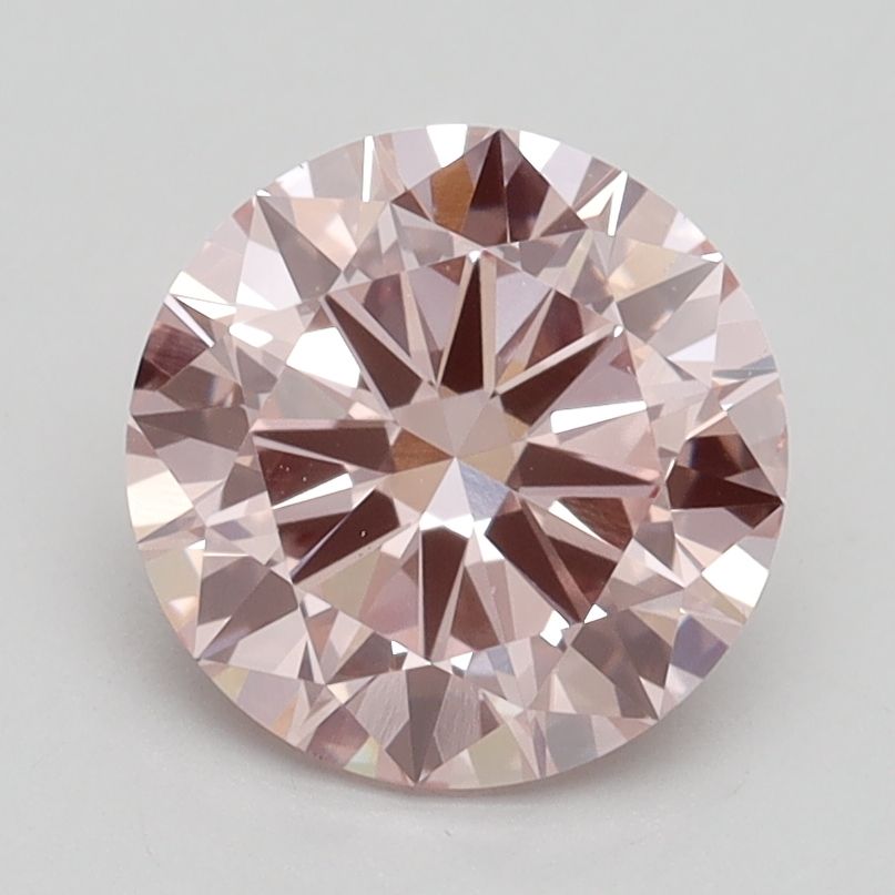 Lab-Grown ROUND Diamond - 1.9 Carat, Fancy Intense Pink Color, VS1 Clarity | Sustainable Luxury, Dazzling Brilliance | IGI | Certified LG528229988