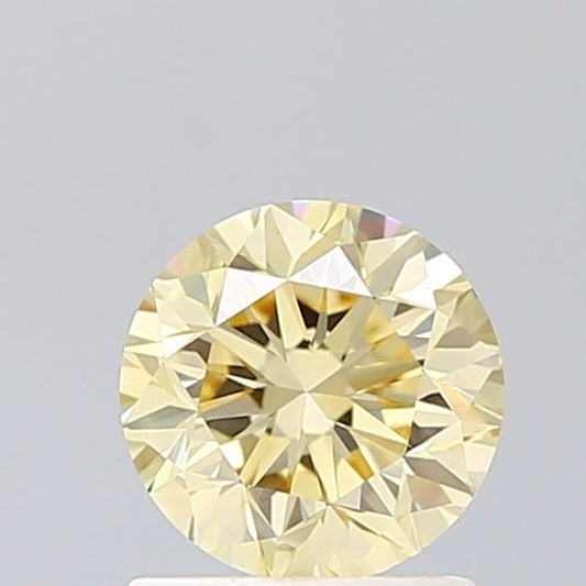 Lab-Grown ROUND Diamond - 1.17 Carat, Fancy Intense Yellow Color, VS1 Clarity | Sustainable Luxury, Dazzling Brilliance | NONE | Certified delightdiamondsNL-3