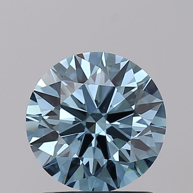 Lab-Grown ROUND Diamond - 1.55 Carat, Fancy Blue Color, VS1 Clarity | Sustainable Luxury, Dazzling Brilliance | NONE | Certified purelabdiamonds902390015