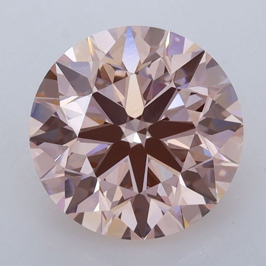 Lab-Grown ROUND Diamond - 3.31 Carat, Fancy Intense Pink Color, VVS2 Clarity | Sustainable Luxury, Dazzling Brilliance | IGI | Certified LG557221512