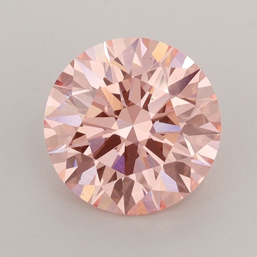 Lab-Grown ROUND Diamond - 1.86 Carat, Fancy Vivid Pink Color, VS2 Clarity | Sustainable Luxury, Dazzling Brilliance | IGI | Certified LG563233301