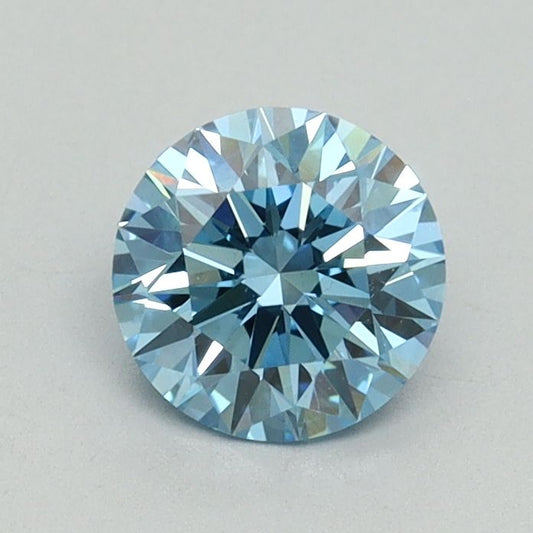 Lab-Grown ROUND Diamond - 0.78 Carat, Fancy Vivid Blue Color, VS1 Clarity | Sustainable Luxury, Dazzling Brilliance | IGI | Certified LG645403046