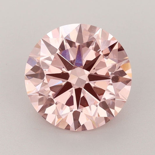 Lab-Grown ROUND Diamond - 3.35 Carat, Fancy Vivid Pink Color, VS1 Clarity | Sustainable Luxury, Dazzling Brilliance | IGI | Certified LG593371554