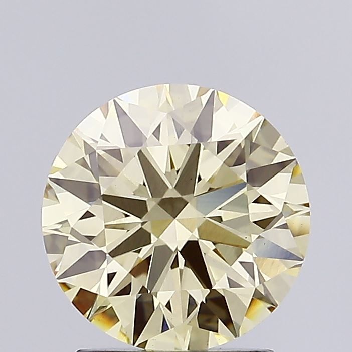 Lab-Grown ROUND Diamond - 1.82 Carat, Fancy Yellow Color, VS1 Clarity | Sustainable Luxury, Dazzling Brilliance | IGI | Certified LG616429989