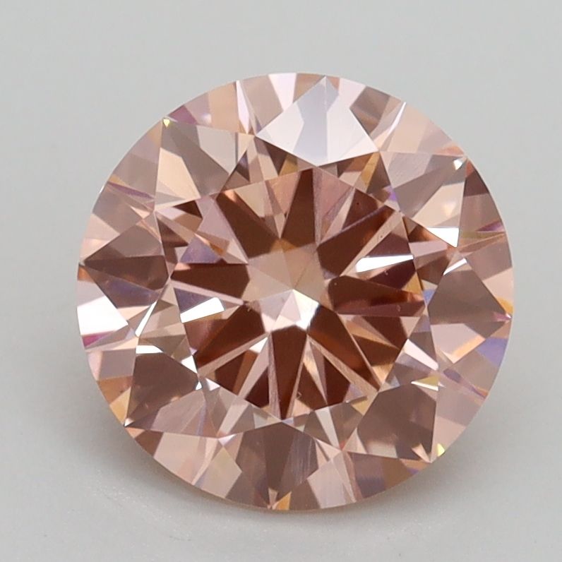 Lab-Grown ROUND Diamond - 2 Carat, Fancy Intense Pink Color, VS1 Clarity | Sustainable Luxury, Dazzling Brilliance | IGI | Certified LG538282481