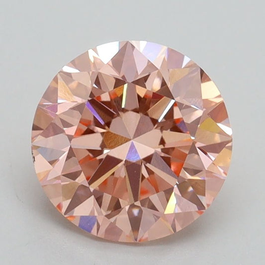 Lab-Grown ROUND Diamond - 1.8 Carat, Fancy Intense Pink Color, VS1 Clarity | Sustainable Luxury, Dazzling Brilliance | IGI | Certified LG538282498