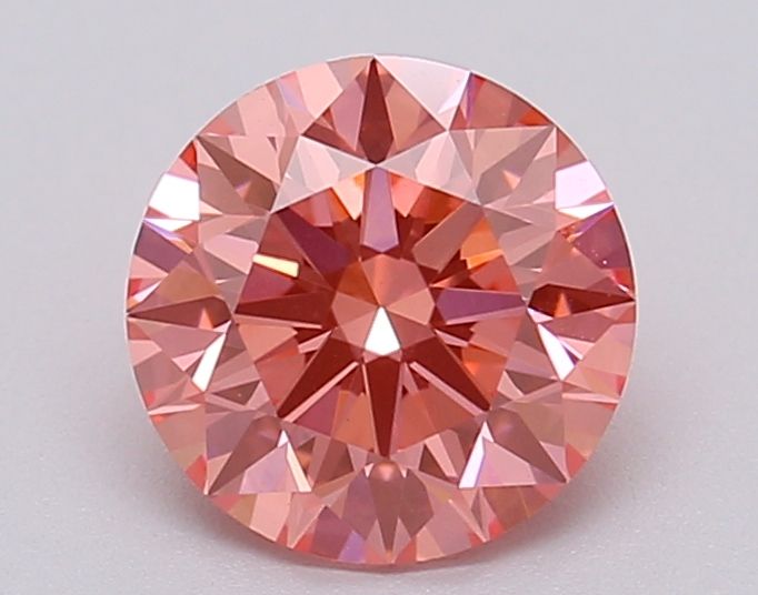 Lab-Grown ROUND Diamond - 1.04 Carat, Fancy Vivid Pink Color, VVS2 Clarity | Sustainable Luxury, Dazzling Brilliance | IGI | Certified LG615366930