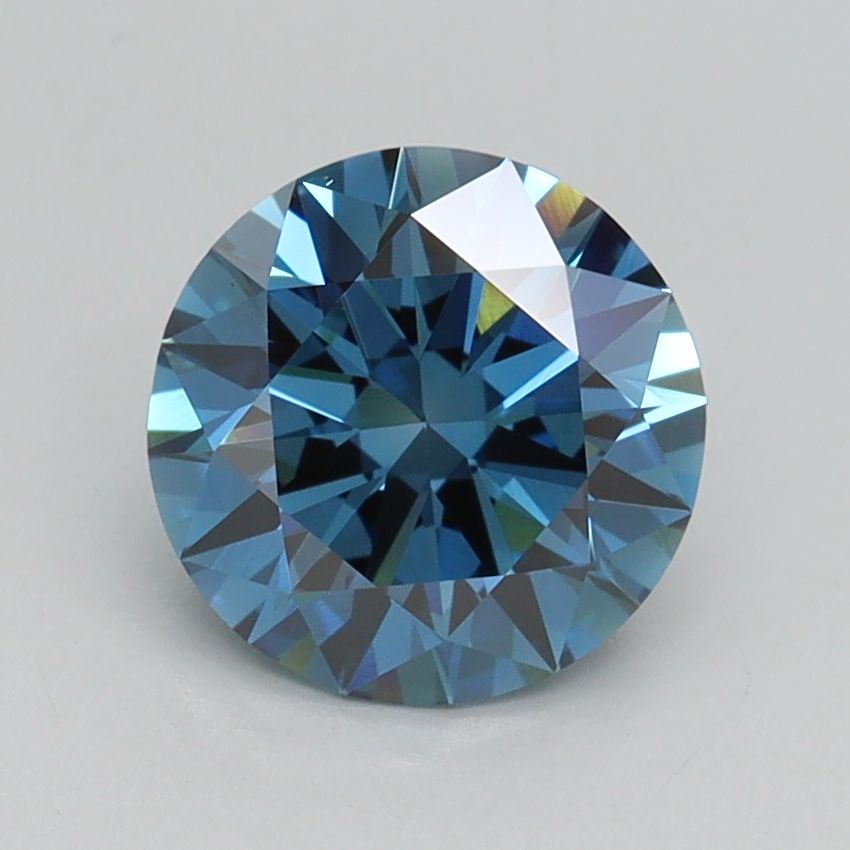 Lab-Grown ROUND Diamond - 1.5 Carat, Fancy Vivid Blue Color, VS1 Clarity | Sustainable Luxury, Dazzling Brilliance | IGI | Certified LG539241964