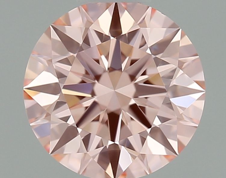 Lab-Grown ROUND Diamond - 0.52 Carat, Fancy Vivid Pink Color, VVS2 Clarity | Sustainable Luxury, Dazzling Brilliance | IGI | Certified LG646476020