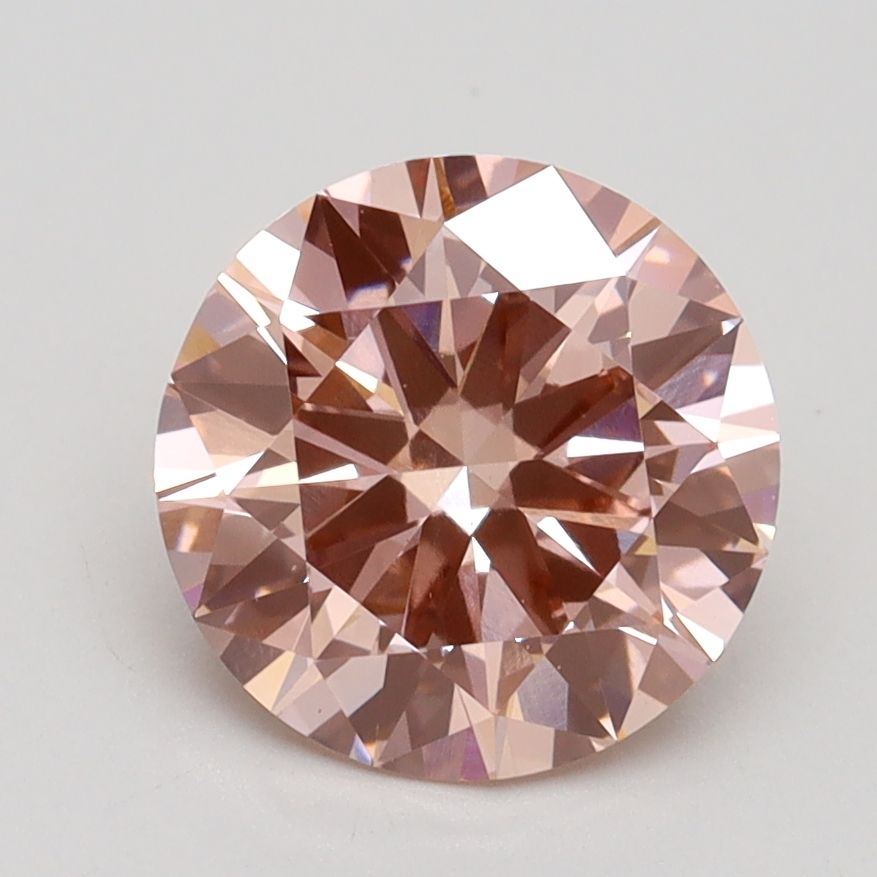 Lab-Grown ROUND Diamond - 2 Carat, Fancy Intense Pink Color, VS1 Clarity | Sustainable Luxury, Dazzling Brilliance | IGI | Certified LG536200839