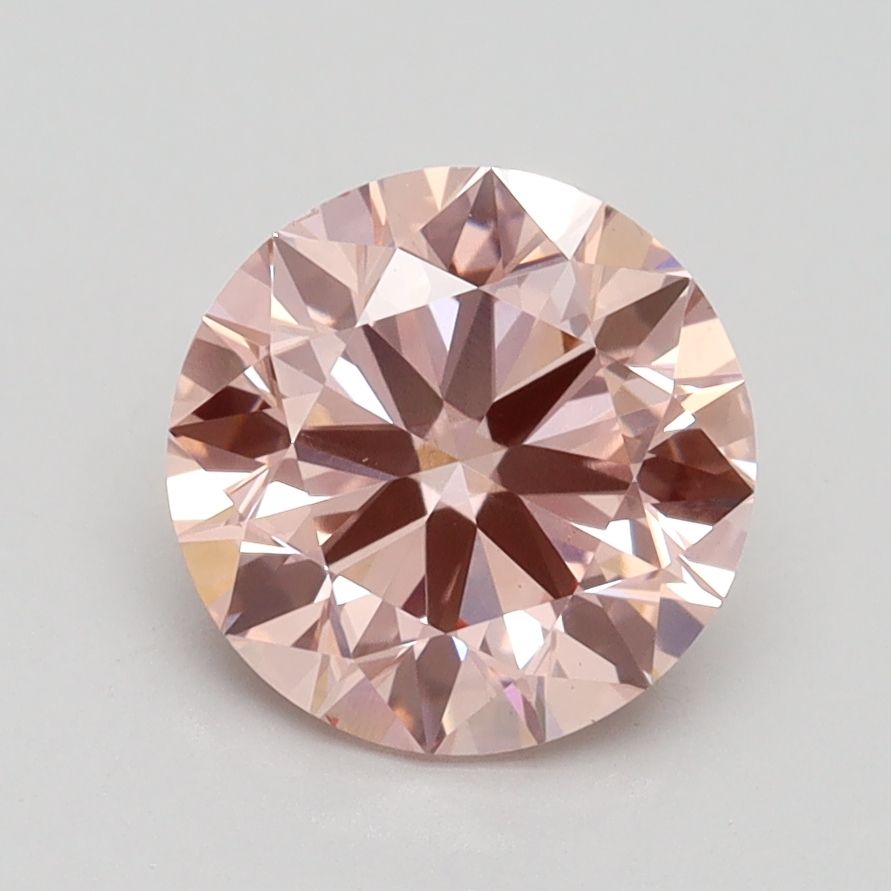 Lab-Grown ROUND Diamond - 1.9 Carat, Fancy Intense Pink Color, VS2 Clarity | Sustainable Luxury, Dazzling Brilliance | IGI | Certified LG532242923