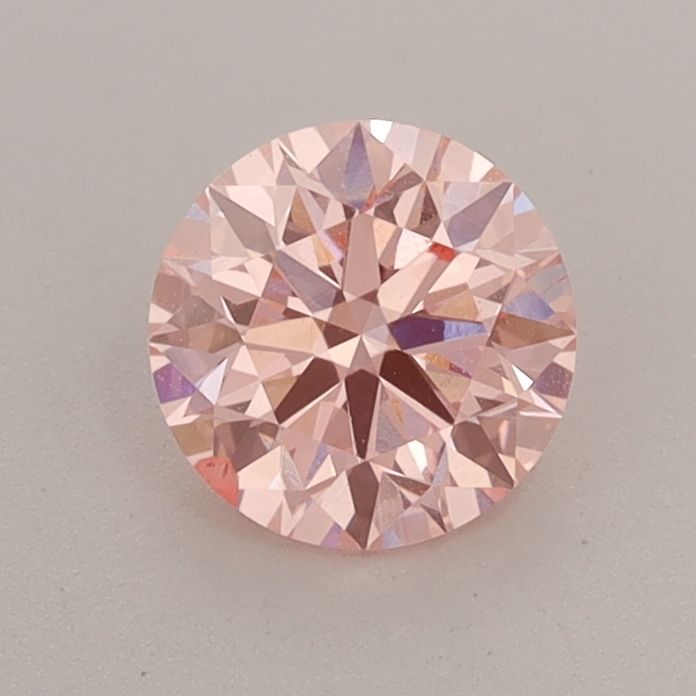 Lab-Grown ROUND Diamond - 0.72 Carat, Fancy Vivid Pink Color, SI1 Clarity | Sustainable Luxury, Dazzling Brilliance | IGI | Certified LG547270197