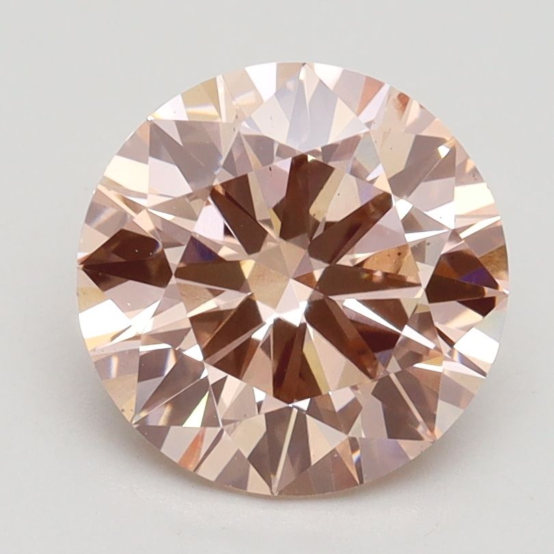 Lab-Grown ROUND Diamond - 2.15 Carat, Fancy Pink Color, VS2 Clarity | Sustainable Luxury, Dazzling Brilliance | IGI | Certified LG532242870