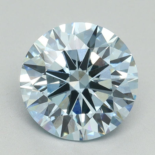 Lab-Grown ROUND Diamond - 2.92 Carat, Fancy Intense Blue Color, VS1 Clarity | Sustainable Luxury, Dazzling Brilliance | IGI | Certified LG636401525