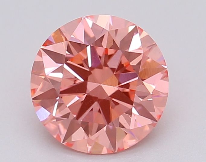 Lab-Grown ROUND Diamond - 1.03 Carat, Fancy Vivid Pink Color, VS1 Clarity | Sustainable Luxury, Dazzling Brilliance | IGI | Certified LG615366869