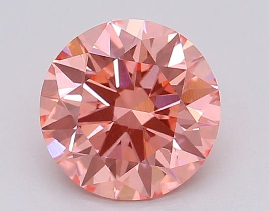 Lab-Grown ROUND Diamond - 1.03 Carat, Fancy Vivid Pink Color, VS1 Clarity | Sustainable Luxury, Dazzling Brilliance | IGI | Certified LG615366869