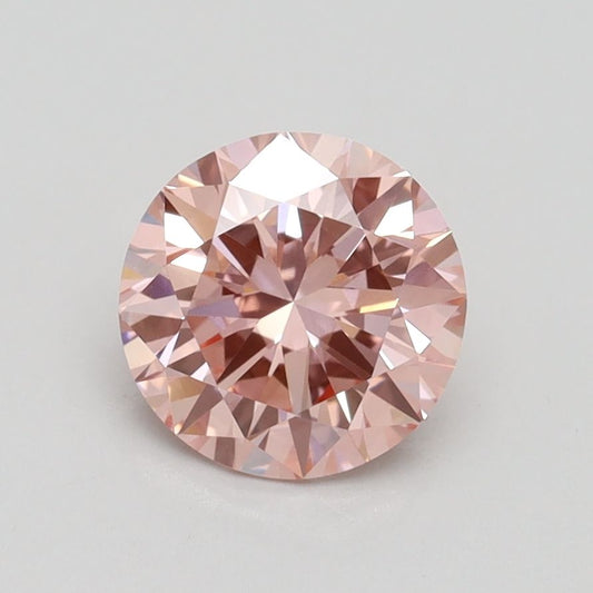 Lab-Grown ROUND Diamond - 1.3 Carat, Fancy Intense Pink Color, VS1 Clarity | Sustainable Luxury, Dazzling Brilliance | IGI | Certified LG528229978