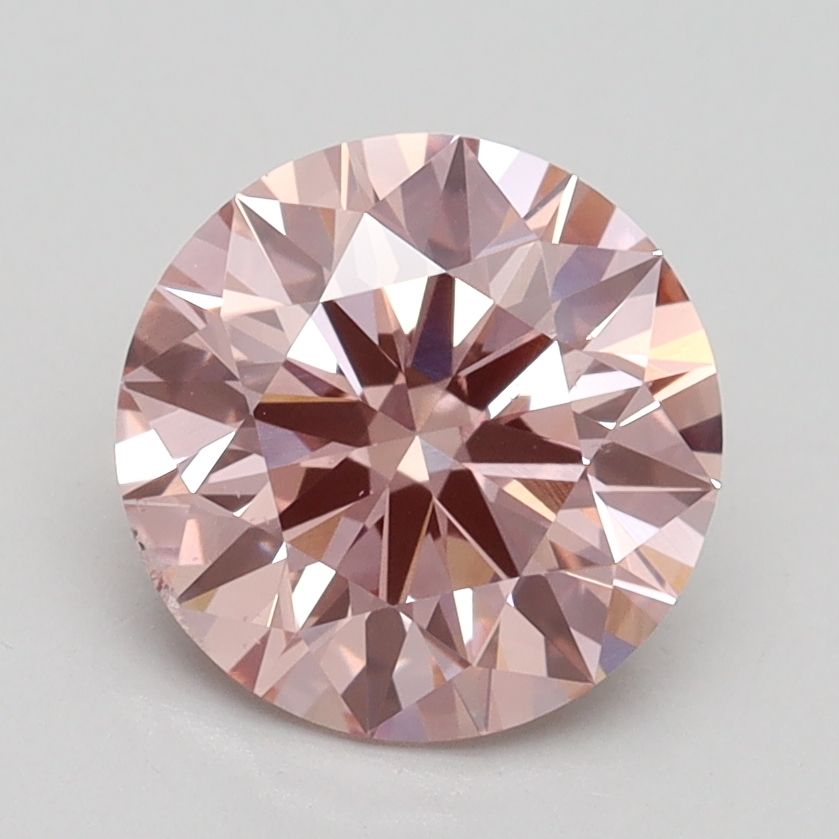 Lab-Grown ROUND Diamond - 2 Carat, Fancy Intense Pink Color, SI1 Clarity | Sustainable Luxury, Dazzling Brilliance | IGI | Certified LG534240857