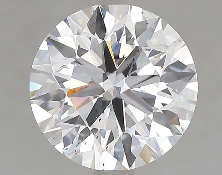 Lab-Grown ROUND Diamond - 2.5 Carats, F Color, SI1 Clarity - Sustainable Luxury and Dazzling Brilliance-IGI·Certified