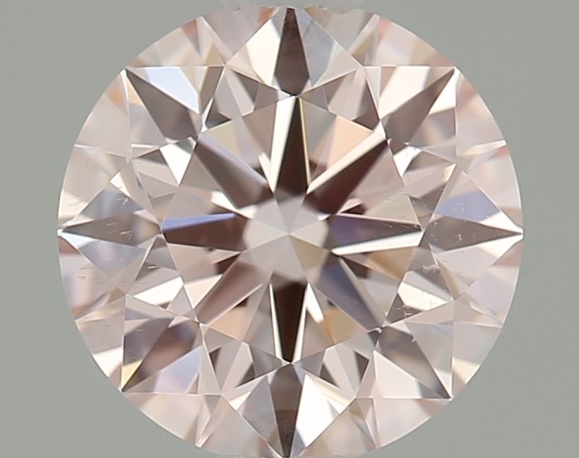 Lab-Grown ROUND Diamond - 0.89 Carat, Fancy Pink Color, VS2 Clarity | Sustainable Luxury, Dazzling Brilliance | IGI | Certified LG642428009