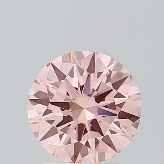 Lab-Grown ROUND Diamond - 1.22 Carat, Fancy Intense Pink Color, VVS2 Clarity | Sustainable Luxury, Dazzling Brilliance | IGI | Certified LG634475589