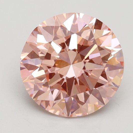 Lab-Grown ROUND Diamond - 2.32 Carat, Fancy Intense Pink Color, VS1 Clarity | Sustainable Luxury, Dazzling Brilliance | IGI | Certified LG522226964