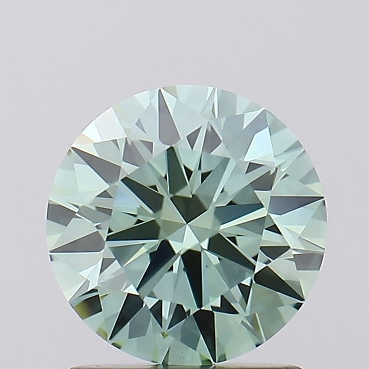 Lab-Grown ROUND Diamond - 1.2 Carat, Fancy Intense Green Color, VS1 Clarity | Sustainable Luxury, Dazzling Brilliance | IGI | Certified LG600399569